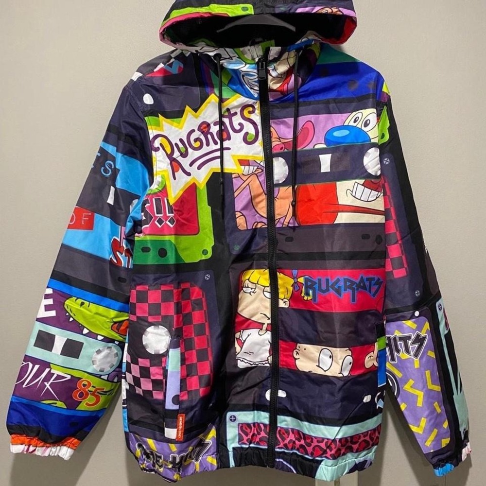 🦖NWT🦖Nickelodeon Rugrats/Reptar Members‎ Only Jacket - Men's Medium